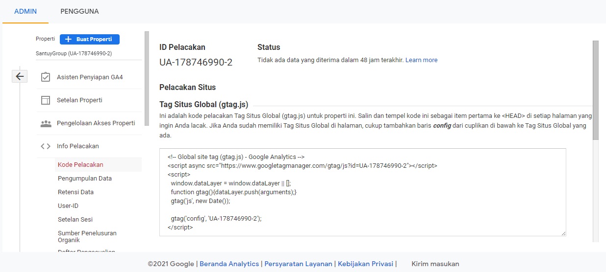 google analytics lama